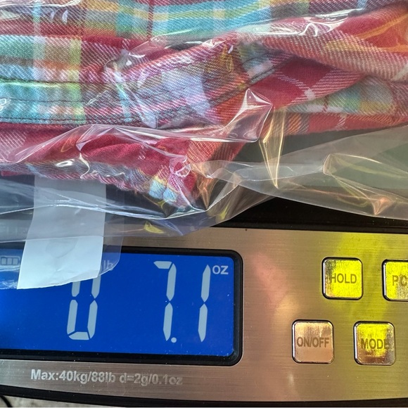 Polo Ralph Lauren red plaid short sleeve button down shirt boys XL 18/20 - Picture 12 of 12